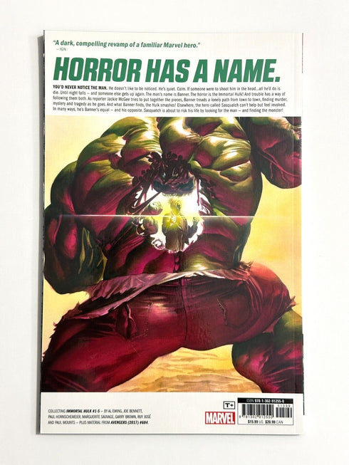 The Immortal Hulk Vol 1 Or Is He Both? Marvel TPB Paperback Comic Book