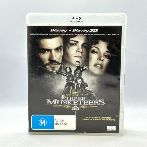 The Three Musketeers - 3D Blu-Ray DVD