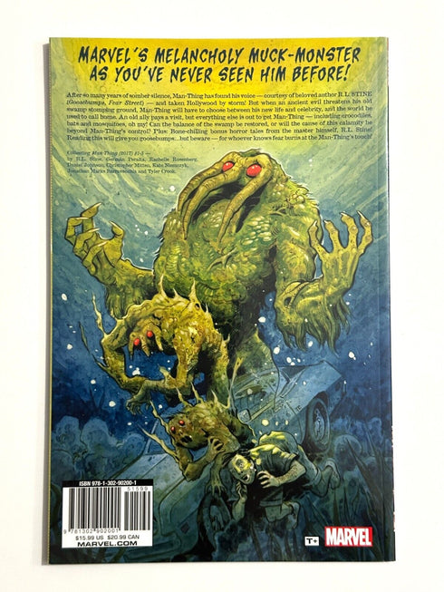 Man-Thing by RL Stine Marvel TPB Paperback Comic Book