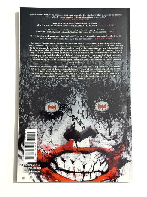 Batman The Black Mirror DC Comics TPB Paperback Comic Book