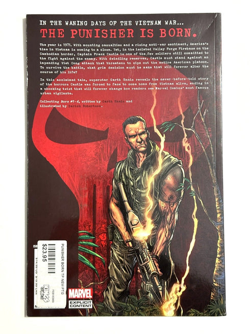 The Punisher: Born MAX Marvel TPB Paperback Comic Book