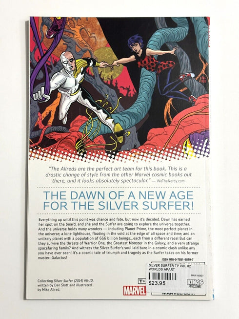 Silver Surfer Vol 1 & 2 Worlds Apart & New Dawn Marvel TPB Paperback Comic Books