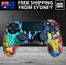 PS4 Controller Skins / Covers - GRAFFITI ART Style Protective Case Rubber Grip
