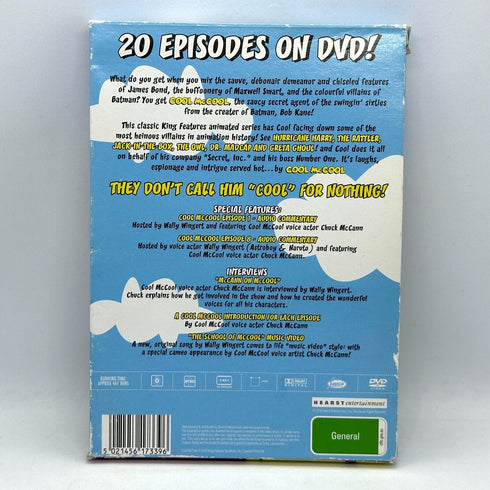Cool McCool The Complete Series 3 Disc DVD Set Region 0