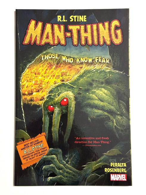 Man-Thing by RL Stine Marvel TPB Paperback Comic Book