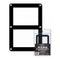 BCW Screwdown Holder Double 2 Card Black Frame