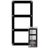 BCW Screwdown Holder 3 Card Black Frame