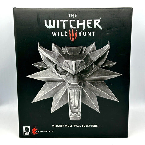 The Witcher III Wild Hunt Wolf Wall Sculpture Video Game Collectible Dark Horse