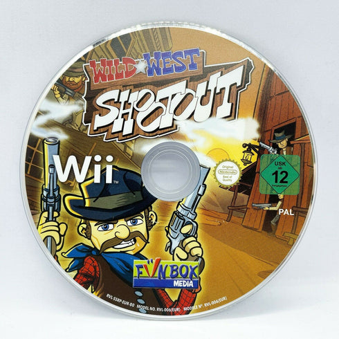 Wild West Shootout - Disc Only - Nintendo Wii Game