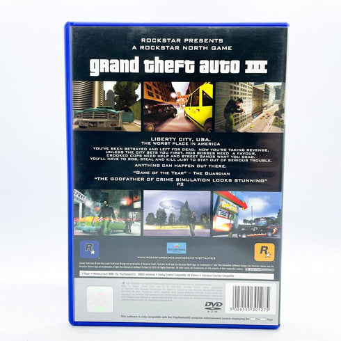 Grand Theft Auto III (GTA 3) - PlayStation 2 / PS2 Game