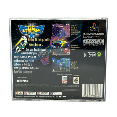 Buzz Lightyear of Star Command (Toy Story) - PlayStation 1 / PSX / PS1 Game