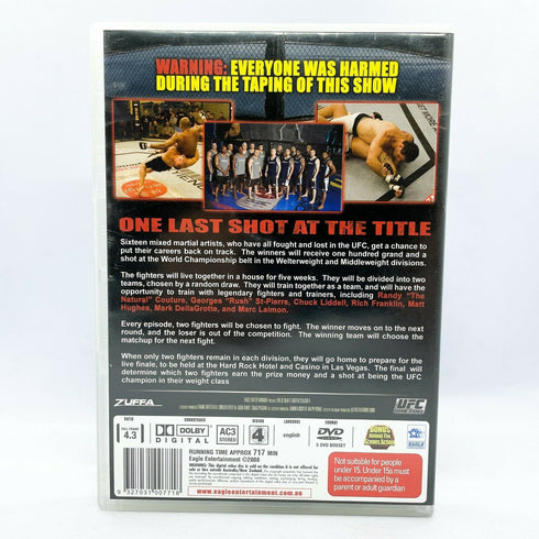 UFC The Ultimate Fighter Season 4: The Comeback 5-Disc Boxset DVD