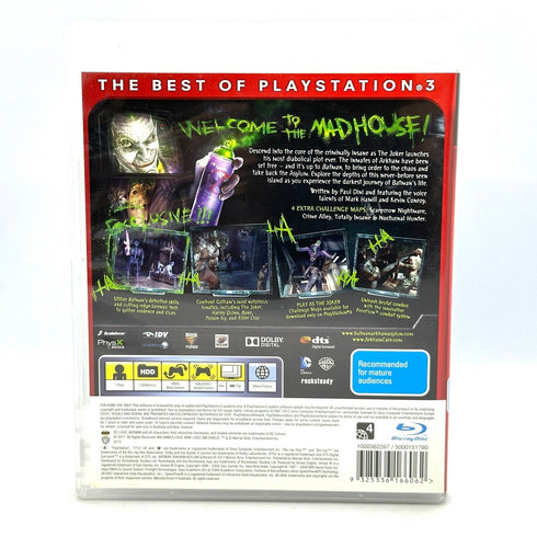 Batman: Arkham Asylum Game of the Year Edition - PlayStation 3 / PS3 Game