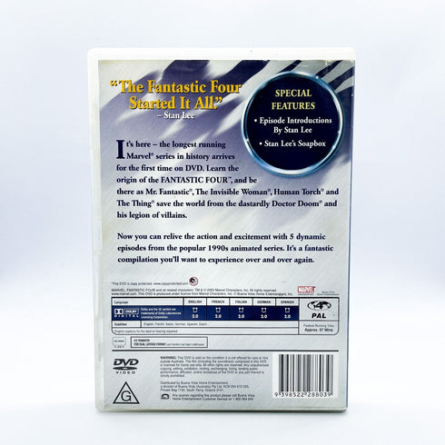 Fantastic Four (4) A Legend Begins 1994-1995 Animated Series Marvel DVD