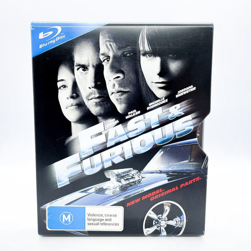 Fast & Furious (4) Blu-Ray DVD (Steel Tin Case)
