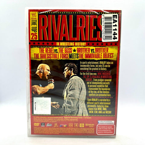 WWE The Top 25 Rivalries in History - 3 Disc Set - Wrestling DVD