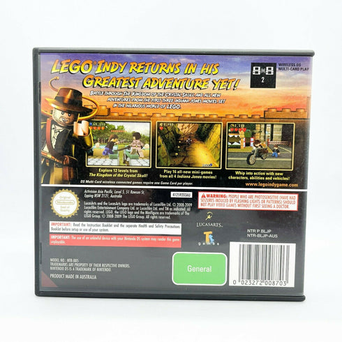 LEGO Indiana Jones 2: The Adventure Continues - Nintendo DS Game