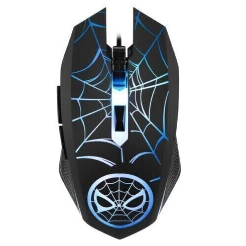 Spider-Man 3-in-1 Gaming Combo (Marvel) Keyboard, Mouse, Mat/Pad, Stickers