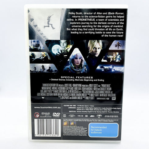 Prometheus (2012) DVD