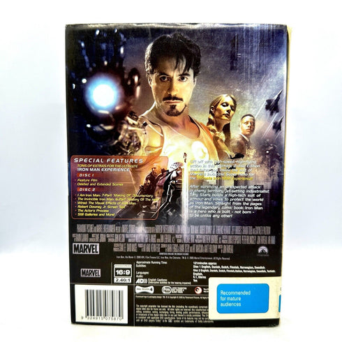 Iron Man - Ultimate 2 Disc Edition - DVD Marvel