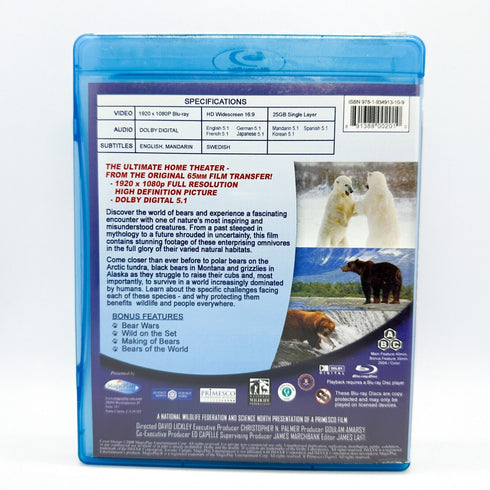 Bears - As Presented in IMAX - Blu-Ray DVD