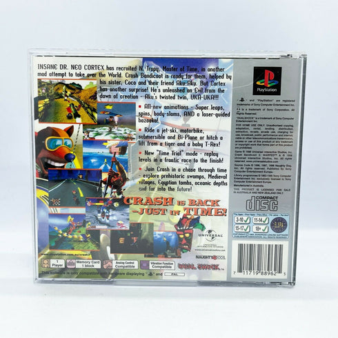 Crash Bandicoot 3: Warped - Case Only - PlayStation 1 / PS1 / PSX Game
