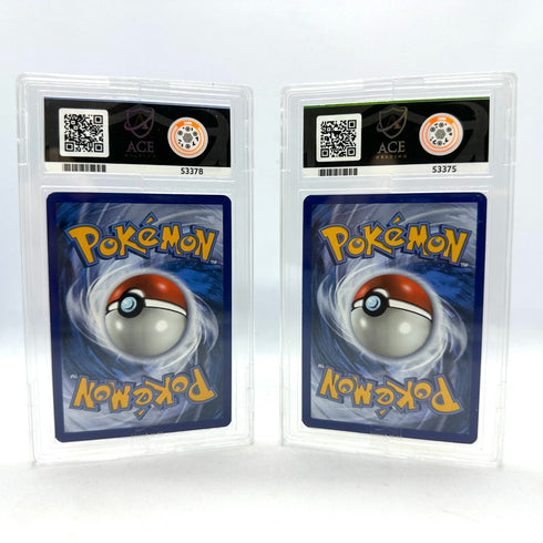 Grookey & Sobble on the Ball Pokemon Cards 003 005/005 ACE Graded