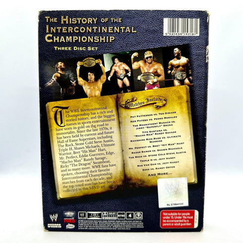 WWE The History of the Intercontinental Championship 3 Disc Set - Wrestling DVD