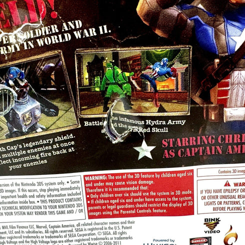 Captain America: Super Soldier - Nintendo 3DS Game