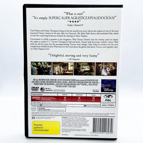 Saving Mr. Banks (2013) Disney DVD