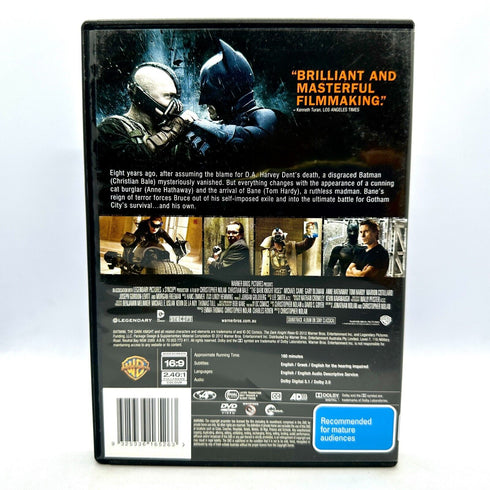 The Dark Knight Rises (DC Comics) Batman - DVD