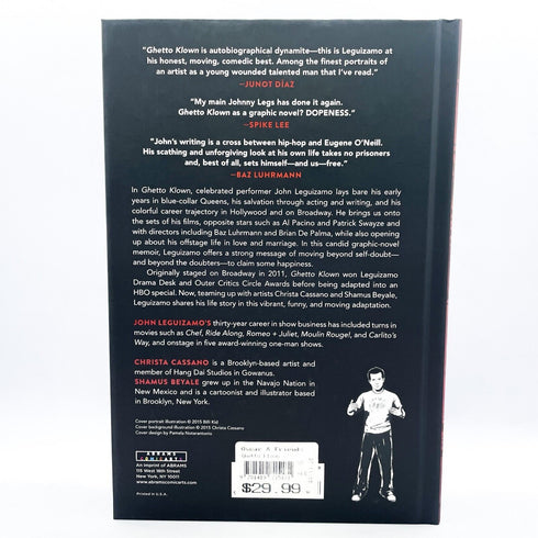 Ghetto Klown by John Leguizamo Graphic Novel Hardcover Comic Book
