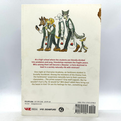 BEASTARS Volume 1 Manga Comic Book