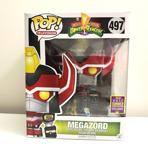 Megazord #497 Funko Pop Vinyl Power Rangers Figure (Boxed) SDCC 2017 Exclusive