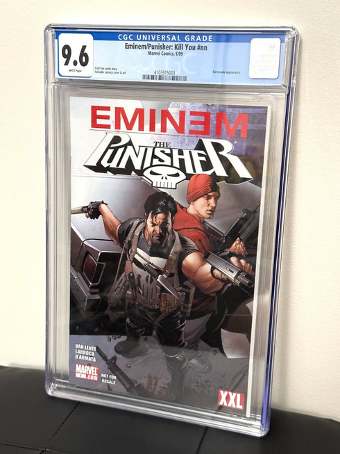 Eminem / Punisher: Kill You Marvel Comic CGC Graded 9.6 Hip Hop Variant