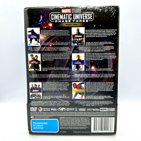 Marvel Cinematic Universe Phase Three Part Two DVD Set Collectors Edition
