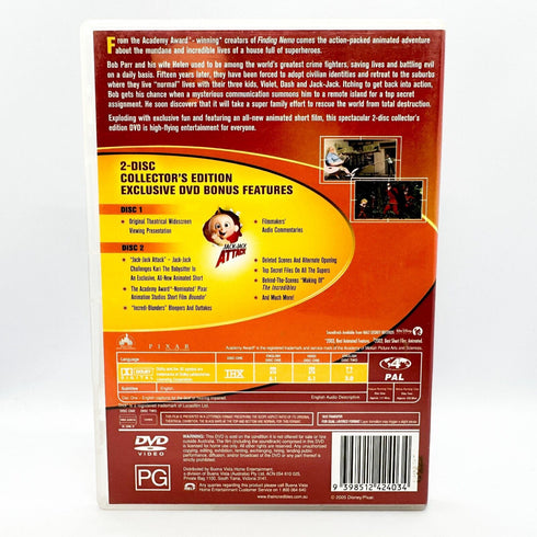 The Incredibles - 2 Disc Collector's Edition - Disney Pixar DVD