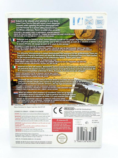Wild Earth African Safari - Nintendo Wii Game