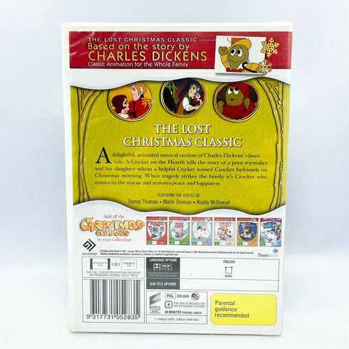 Cricket on the Hearth - Animated Charles Dickens Christmas DVD