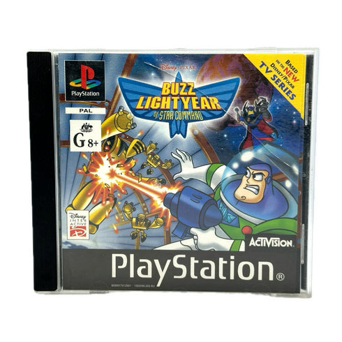 Buzz Lightyear of Star Command (Toy Story) - PlayStation 1 / PSX / PS1 Game