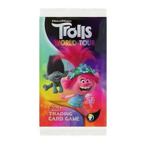 5 x Trolls World Tour Trading Card Booster Packs