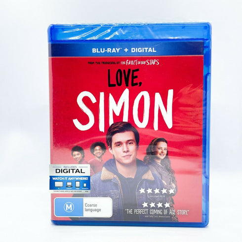 Love, Simon Blu-Ray DVD - Brand New & Sealed