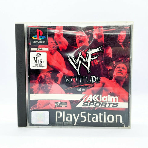 WWF Attitude - PlayStation 1 / PS1 / PSX Game WWE Wrestling