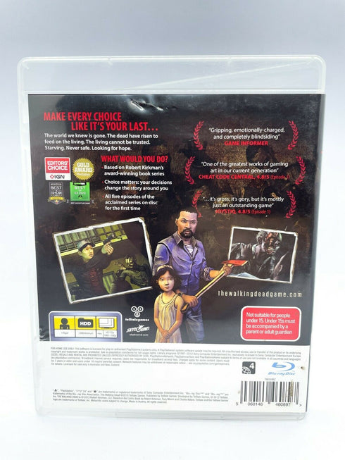 The Walking Dead - Telltale Games Series - PlayStation 3 / PS3 Game