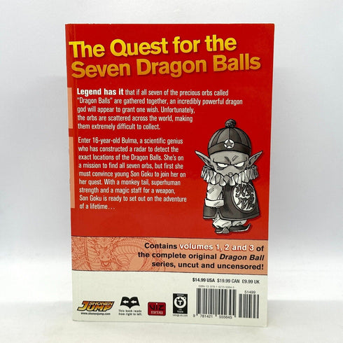 Dragonball 3-in-1 EditionVol 1 Manga Comic Book by Akira Toriyama