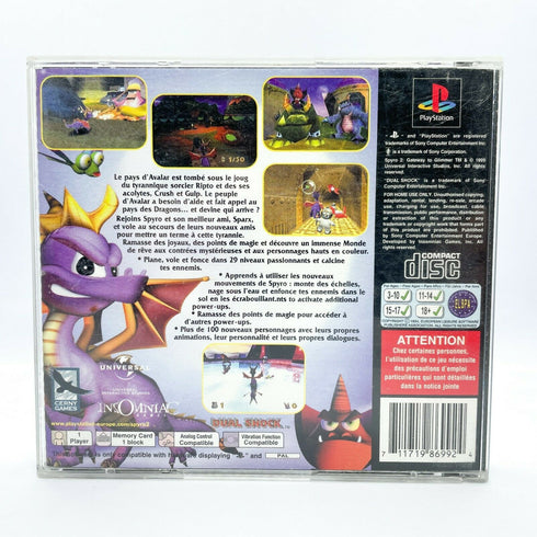 Spyro the Dragon 2: Gateway to Glimmer - PlayStation 1 / PS1 / PSX Game