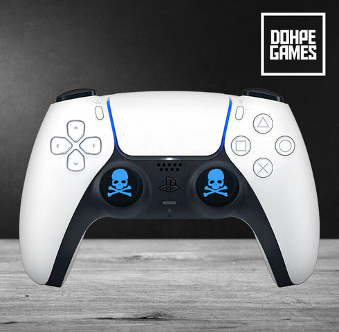 Blue Skull Thumb Grips (PS5)