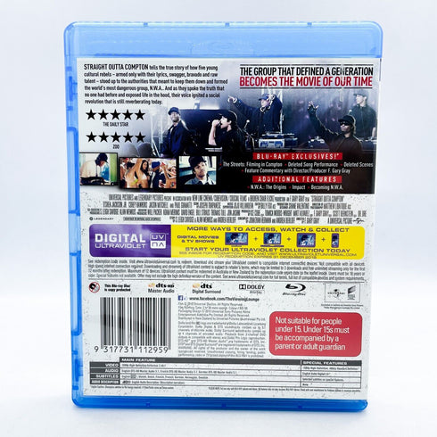 Straight Outta Compton (2015) Director's Cut Blu-Ray DVD