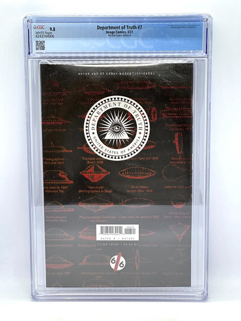 Eminem Homage Department of Truth 7 Comic CGC Graded 9.8 Hip Hop Variant