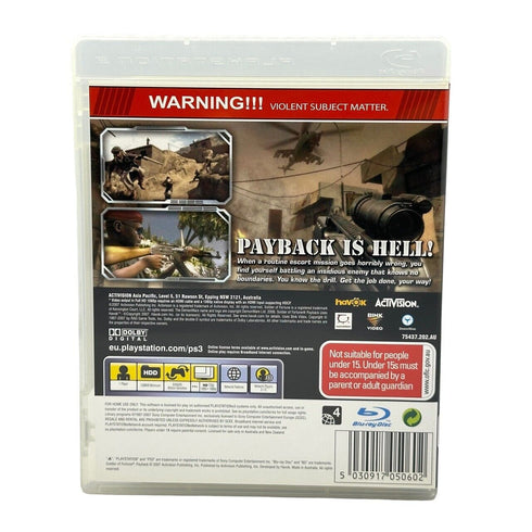 Soldier of Fortune: Payback - PlayStation 3 / PS3 Game